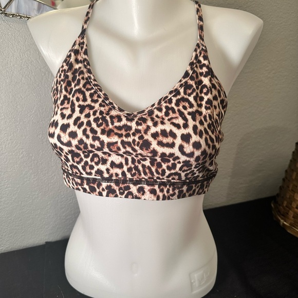 ZYIA Active Brilliant Mesh Leopard Cheetah Print Sports Bra XL - Picture 1 of 4
